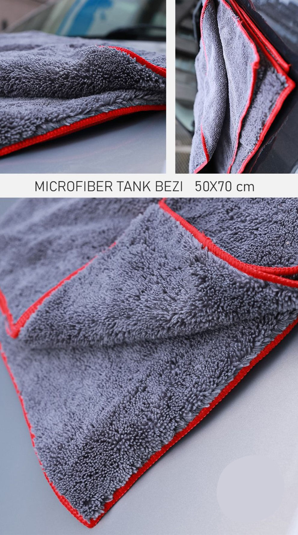 Ultra Lüks Oto Kurulama Havlu Bezi 50x70