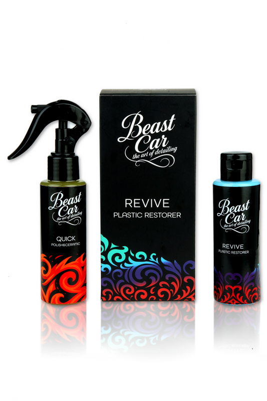 Plastik Yenileyici ve Onarıcı Seramik Kaplama 120ml + Hızlı Cila 120ml